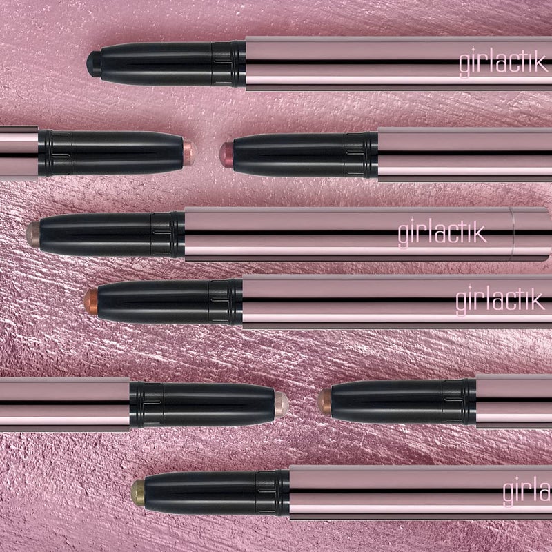 Girlactik Creamy Eyeshadow Stick- Long Lasting and Water-Resistant, Shimmering and Matte Colors Eye Shadow Stick Makeup, Built-in sharpener - 2 g / .07 oz (Cashmere) - Image 3