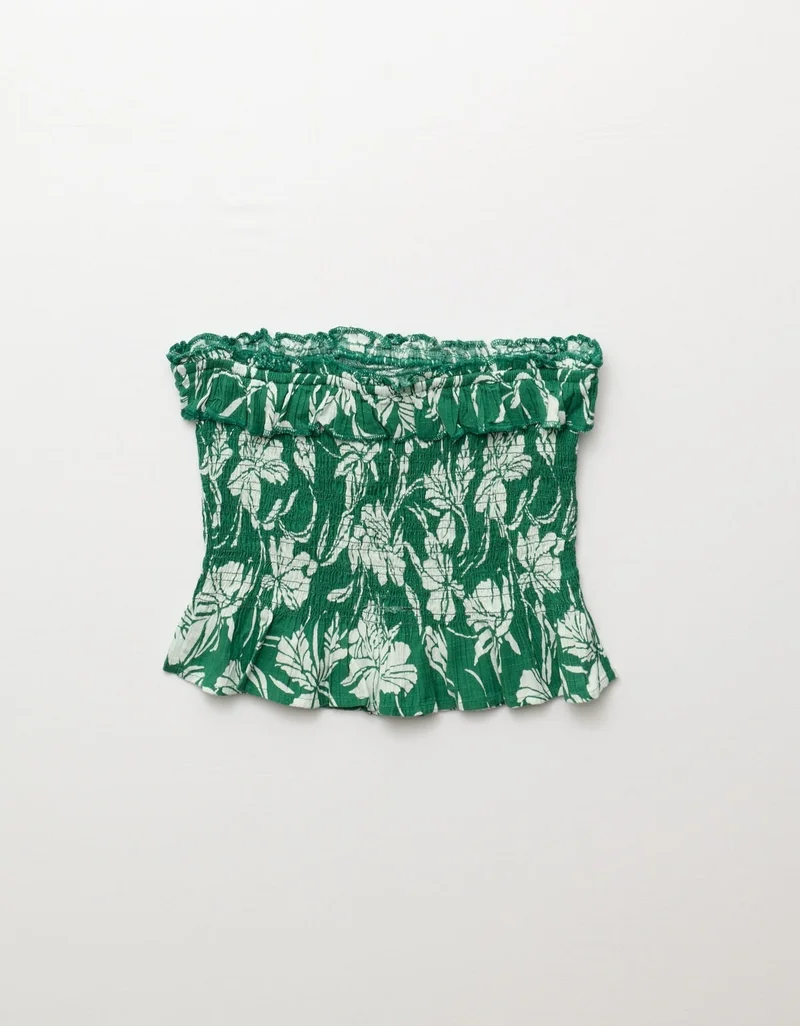 American Eagle AE Smocked Tube Top