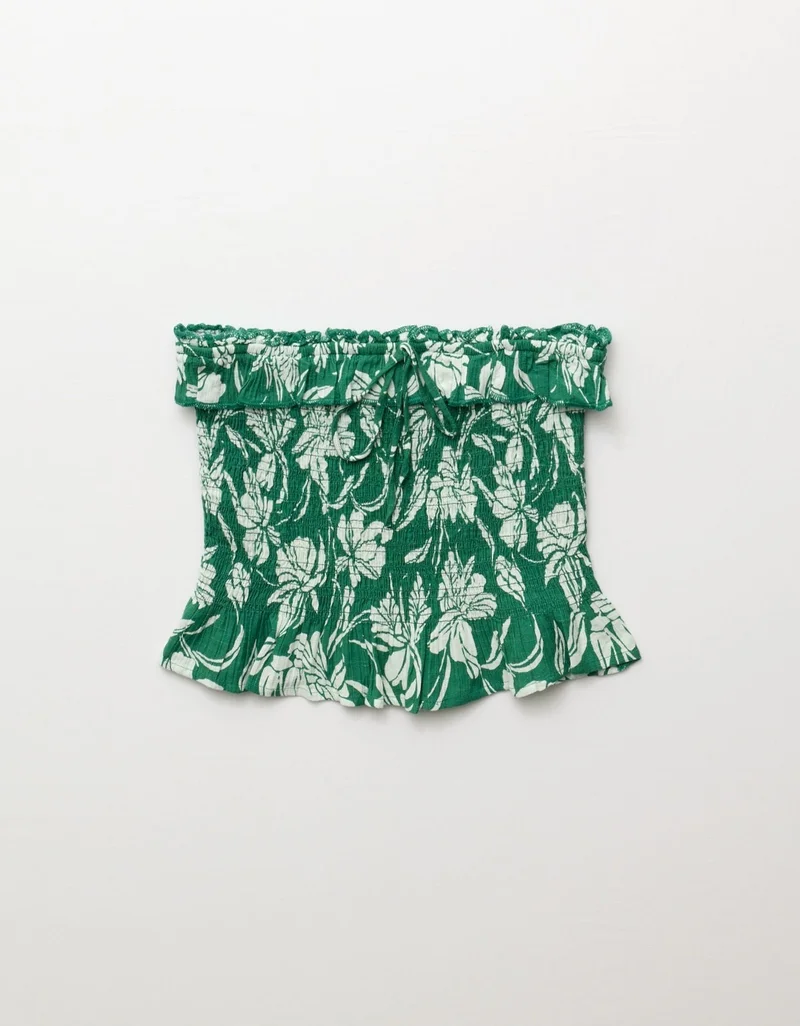 American Eagle  AE Smocked Tube Top for Women | Best Price UAE