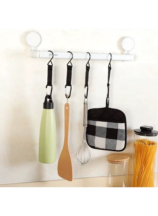 Secure-Lock Organizer Clips (Set of 4) for Car Interior & Garage Storage - Image 1