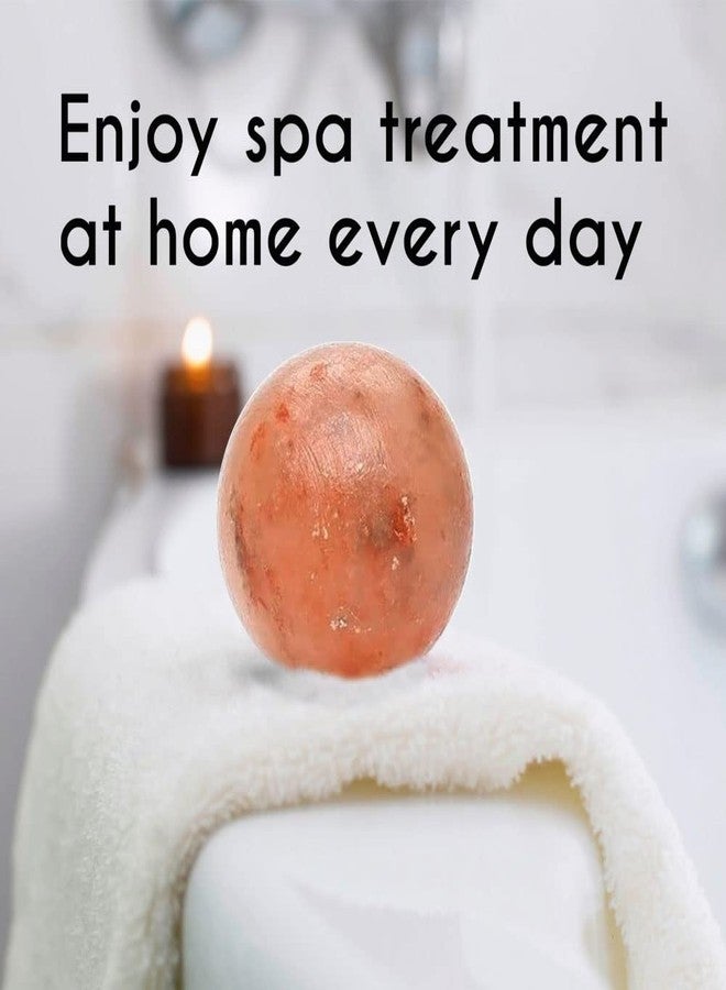 Pride Of India Pink Salt Crystal Accessories (Pink Salt Crystal Bath Ball - Round Shape) - Image 2