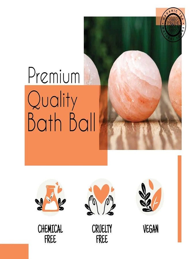 Pride Of India Pink Salt Crystal Accessories (Pink Salt Crystal Bath Ball - Round Shape) - Image 3
