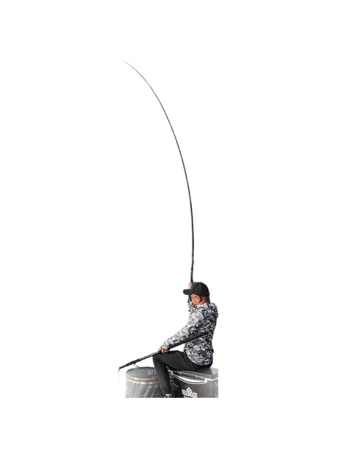 Han Ding Handingyihao Black Pit Fishing Rod, Handheld Rod, 6h8h19 Tuning, Ultra-light, Ultra-hard, Black Rod, Luo Fishing Rod, Flying Crack Fishing Rod, 4.5m - Image 3