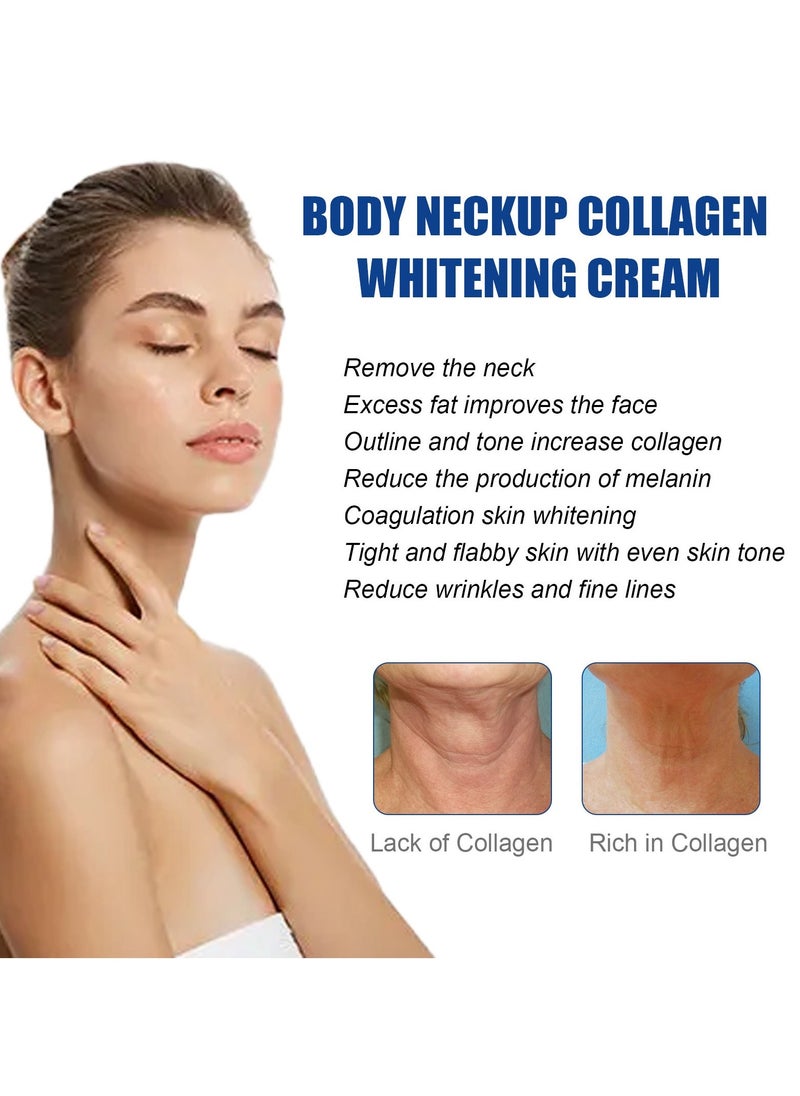 EELHOE 2-PACKS Collagen Neck Skin Care Cream, Moisturizing Neck Skin Care Cream 20g*2 - Image 3