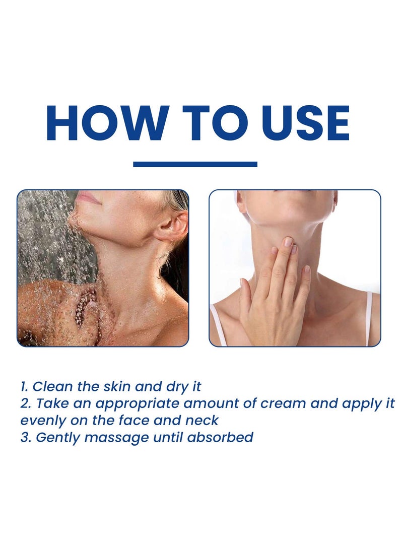 EELHOE 2-PACKS Collagen Neck Skin Care Cream, Moisturizing Neck Skin Care Cream 20g*2 - Image 5