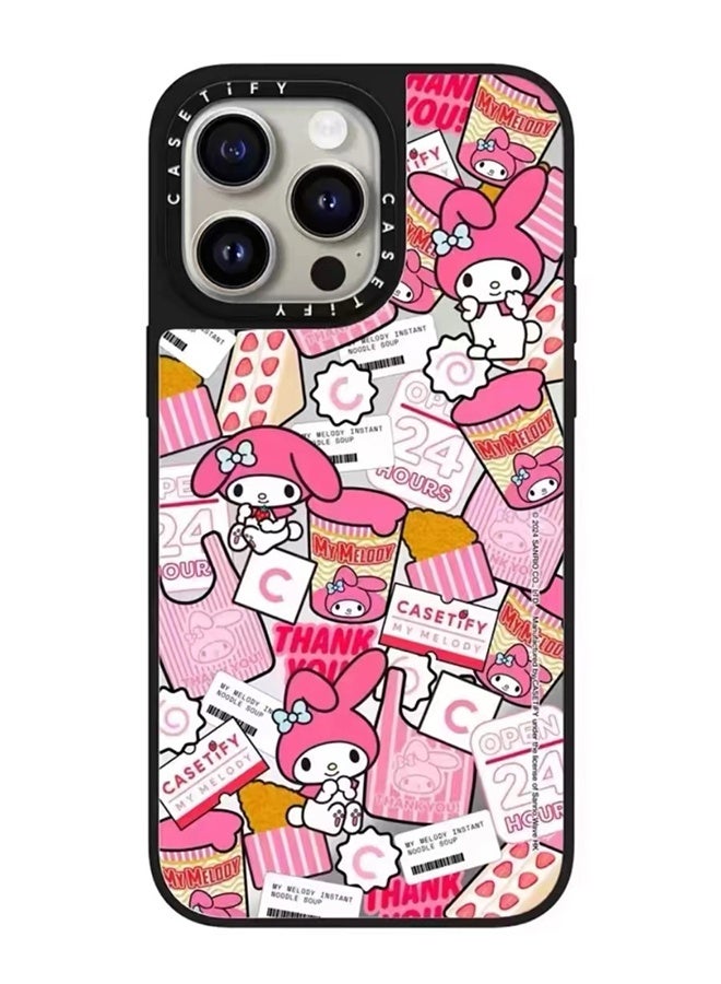 Casetify For iPhone 15 Pro Max Case -Pink Melody  Kulomi Design Protective Case,Cartoon Anime iPhone Case - Image 1