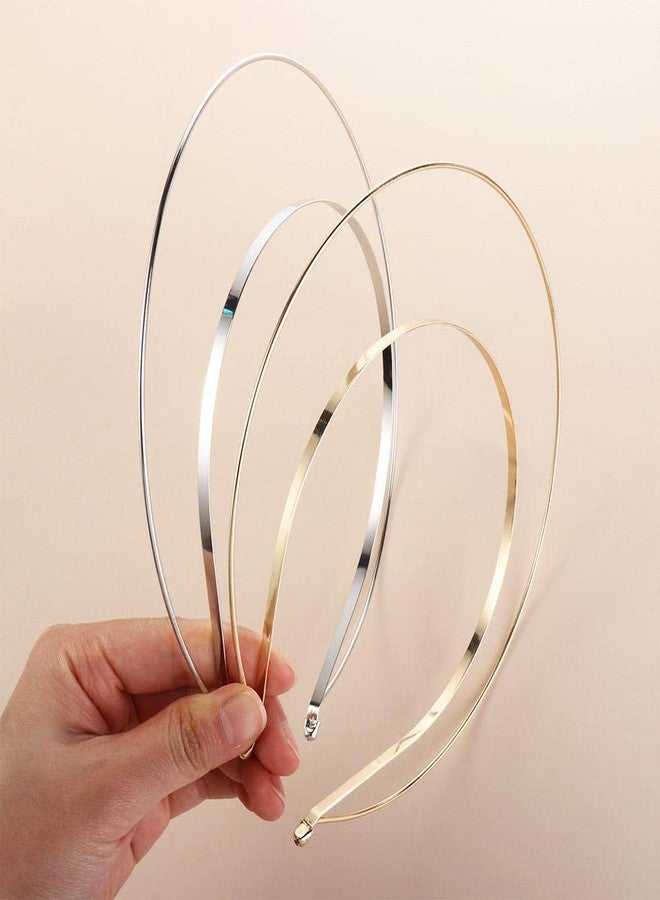 Kopida Gold Multi-Layer Hair Crown Bridal Gold Halo Headband Thin Non Slip Hairbands Bridal Wedding Headband Goddess Hairbands - Image 4