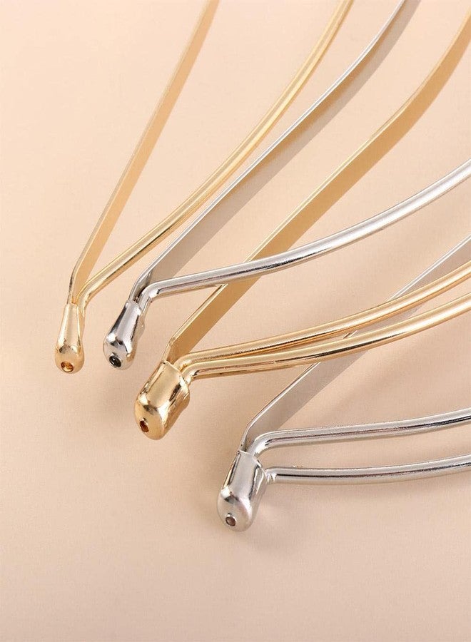 Kopida Gold Multi-Layer Hair Crown Bridal Gold Halo Headband Thin Non Slip Hairbands Bridal Wedding Headband Goddess Hairbands - Image 3