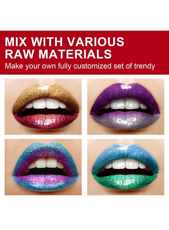 Eakroo 2Pcs Moisturize Lip Gloss Base Oil Material Makeup Primers, Non-Stick Lipstick Primer for DIY Handmade Lip Balms Lip Gloss -100g (2Pack 100ml) - Image 3