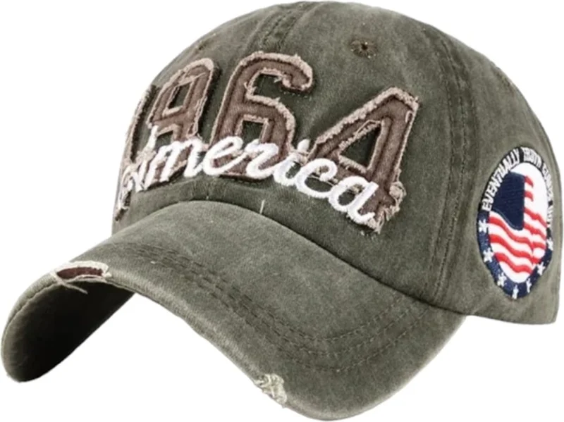 Tezzgelsin Unisex Cotton 1964 America Vintage Cap Hat
