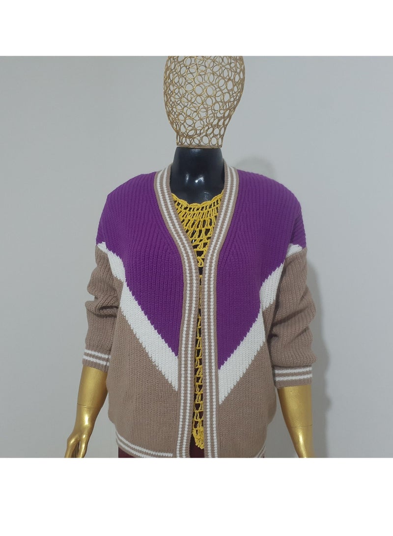 Puritopia Open Multicolor Trico Jacket - Image 4