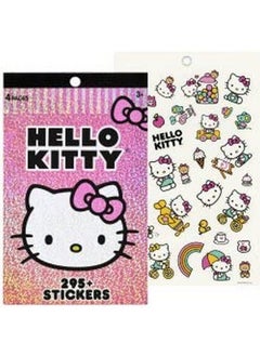 UPD Hello Kitty 4 Sheet Foil Cover Sticker Pad 200+ Stickers  - Image 2