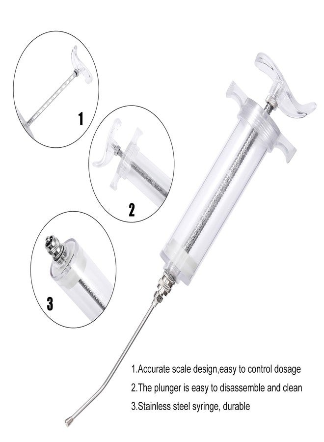 FULAIERGD 20ML Baby Bird Feeding Syringe Set Pet Syringe with 6 Pcs Curved Gavage Feeding Tubes and Bird Drinker Stainless Steel Metal Feeding Spoon for Baby Birds Parrot Small Pet - Image 4