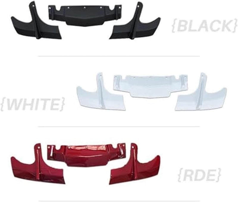 Wivplex Rear Bumper Diffuser Lip Spoiler for Cadillac ATS - Image 5