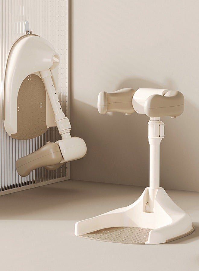 0 تي أوه وان تيك حامل حمام الأطفال مع أداة دعم، 0TO1 حمام الأطفال القابل للتعديل دعامة حامل حمام الأطفال دعامة دائمة ومقاومة للانزلاق، مقاومة الإغراق، سهلة للتنظيف، هدية مثالية للرضع 6-36 شهر - Image 1