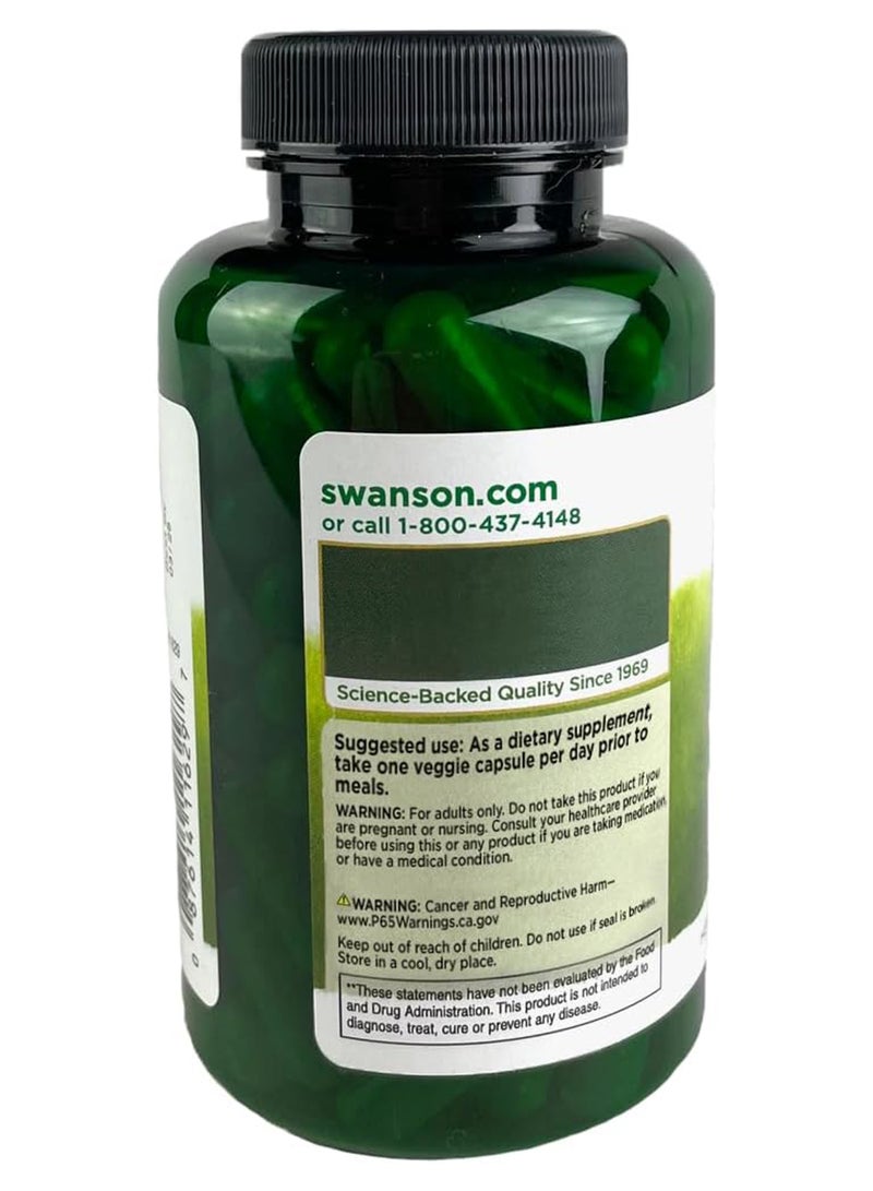 SWANSON Berberine Complex With Cinnamon Gymnema And Fenugreek 90 Veg Capsules - Image 3