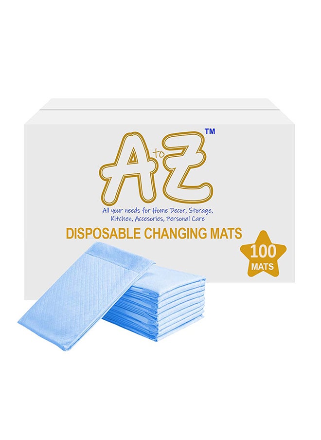 A TO Z Disposable Changing Mats 45 x 60cm Large Super Saver 100 Pack  - Image 1