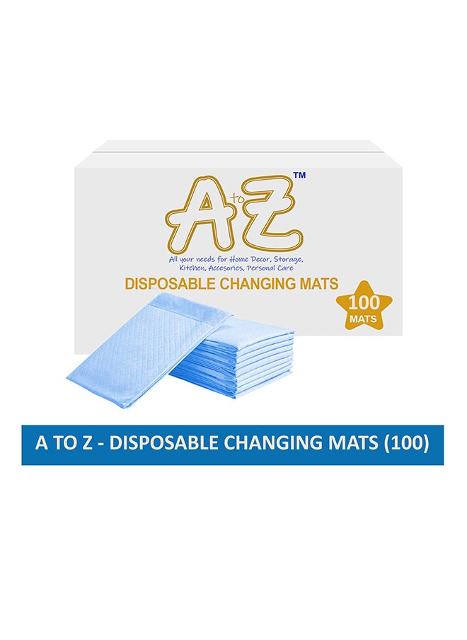 A TO Z Disposable Changing Mats 45 x 60cm Large Super Saver 100 Pack  - Image 2