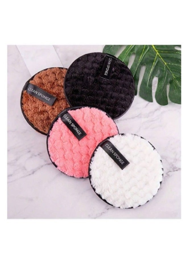 قطعة واحدة من إسفنجة إزالة المكياج ملتنظيف الوجه والجسم الوان عشوائيه - Image 2