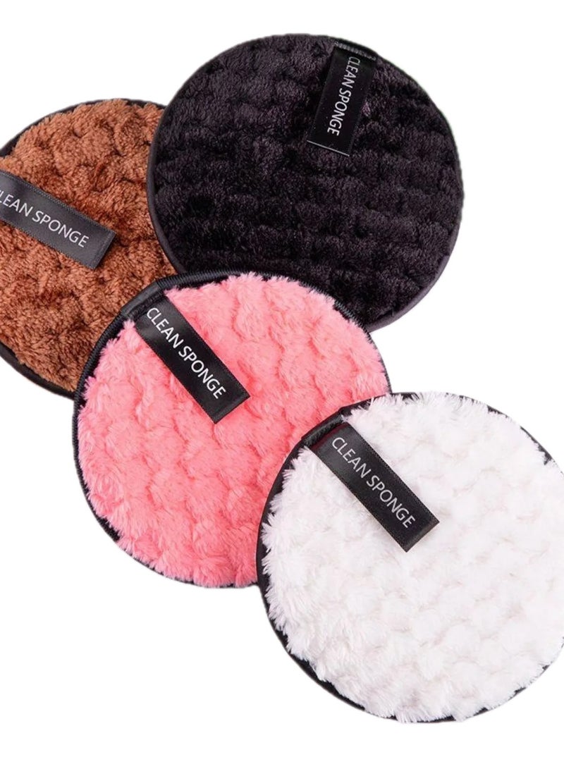 قطعة واحدة من إسفنجة إزالة المكياج ملتنظيف الوجه والجسم الوان عشوائيه - Image 1