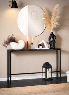 SoBuy Console Table Hall Table Side Table End Table Living Room Sofa Table (Black)  - Image 2