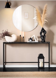 SoBuy Console Table Hall Table Side Table End Table Living Room Sofa Table (Black)  - Image 3