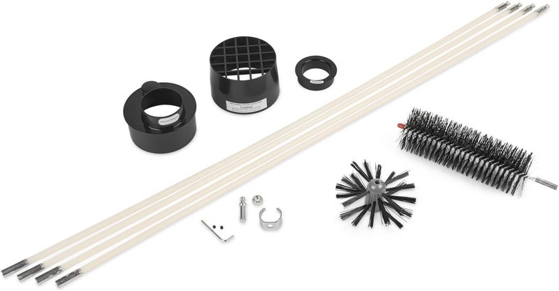 Gardus Dryer Vent Duct Cleaning Kit - RLE202 LintEater Rotary Dryer Vent Cleaner Kit, Removes Lint, Dryer Vent Cleaning System Extends Up to 12’ with 4 Flexible 3' Rods, Air Duct Cleaning Tools - Image 4