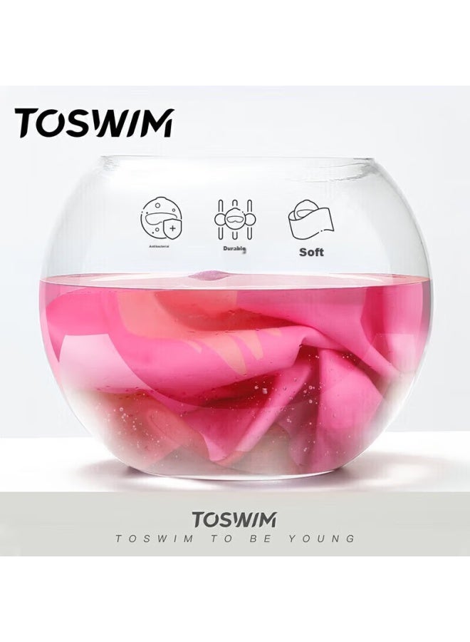 Toswim Quick-drying Bath Towel, Swimming Towel, Sports Fitness Absorbent Towel, Travel Towel, Fast-drying, Cute Pink Memory - Image 4