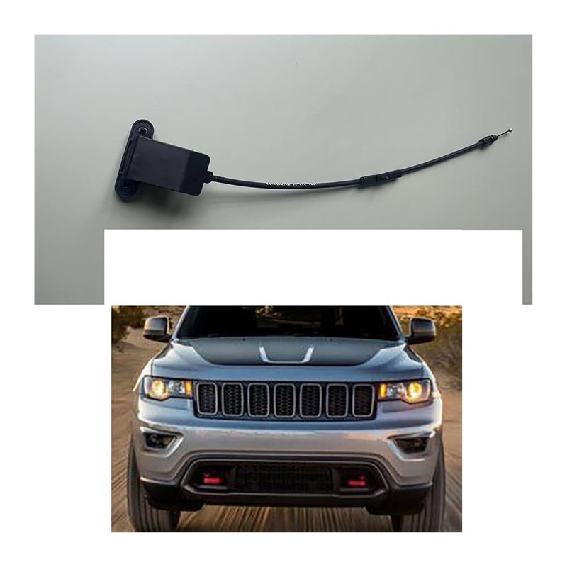 Wivplex Car Engine Hood Lock Latch Release Cable for Jeep Cherokee - Image 2