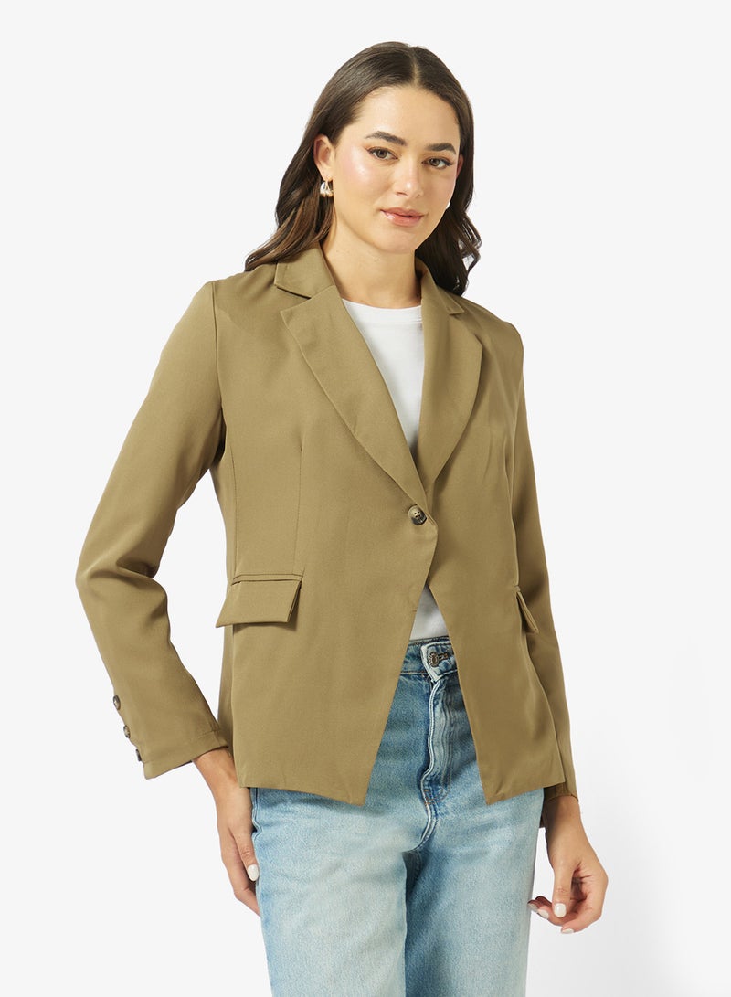 Ginger Structured Longline Blazer - Image 1