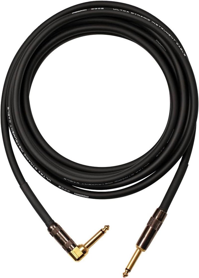 Mogami PLATINUM GUITAR-06R Instrument Cable with 1/4" TS Male Plugs and Gold Contacts - 6 Foot Length - Image 1