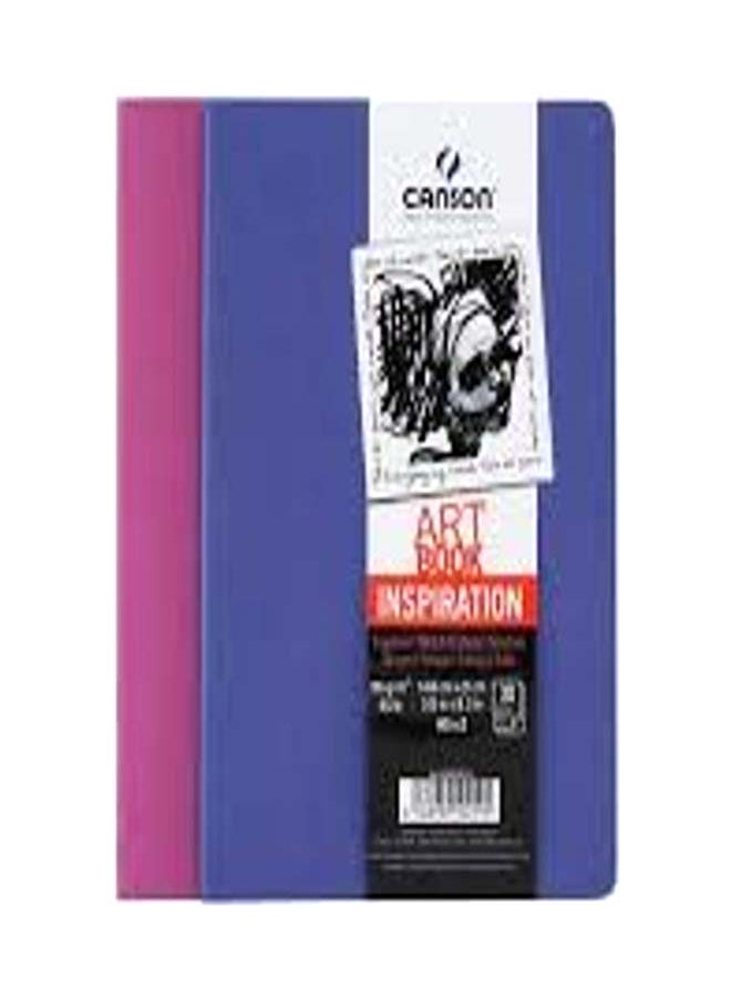 CANSON - Canson ART BOOK Inspiration-Ultramarine+Violet-A5-96g-30paper - Image 1
