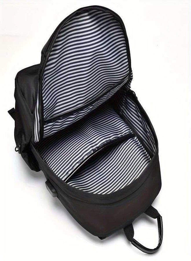 Hito Stylish Oxford Shoulder Backpack Waterproof Business Bag for Men - Image 3