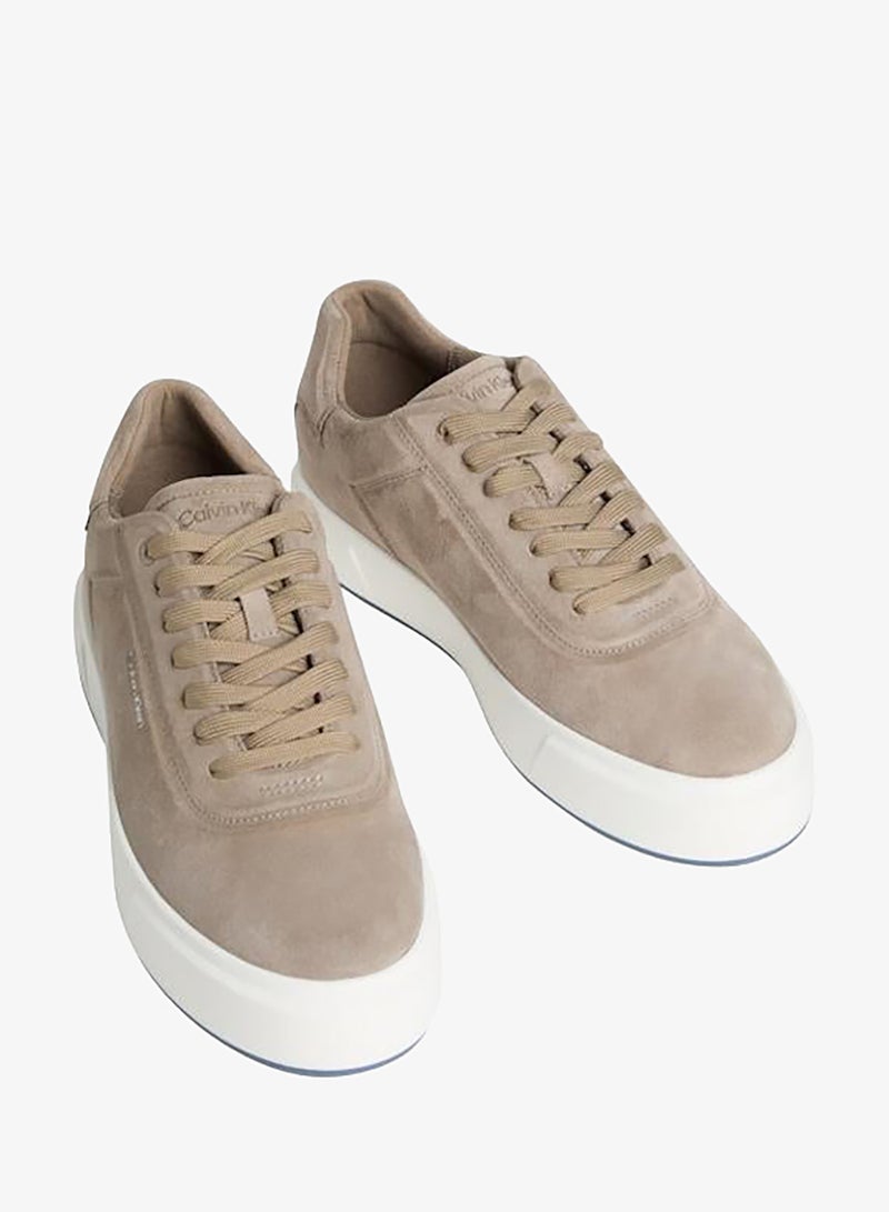 CALVIN KLEIN Suede Basketball Cupsole Trainers - Image 2