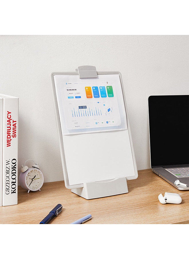 JIELISI Book Stand Holder Portable Multifunctional Magnetic White Board Paper Clipboard Bookstand Reading with Pen Slot Support for Reading Hands Free Student Children Writing Bracket Office Accessories  - Image 2
