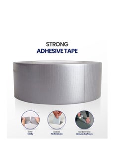 MARKQ 24 Rolls Duct Tape, 2 inches x 15 yards Strong Adhesive Silver Tape for Packing, Kitchen Home, Office, Indoor & Outdoor Use  - Image 3