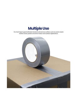 MARKQ 24 Rolls Duct Tape, 2 inches x 15 yards Strong Adhesive Silver Tape for Packing, Kitchen Home, Office, Indoor & Outdoor Use  - Image 4