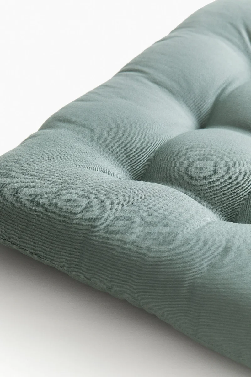 اتش اند ام وسائد مقعد من القطن - عبوة من قطعتين