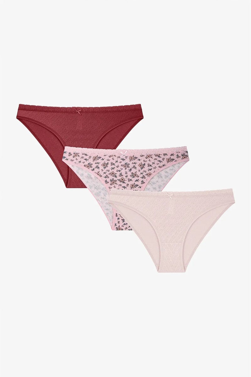 PENTI Clara Pointel Floral 3-Pack Briefs - Image 1