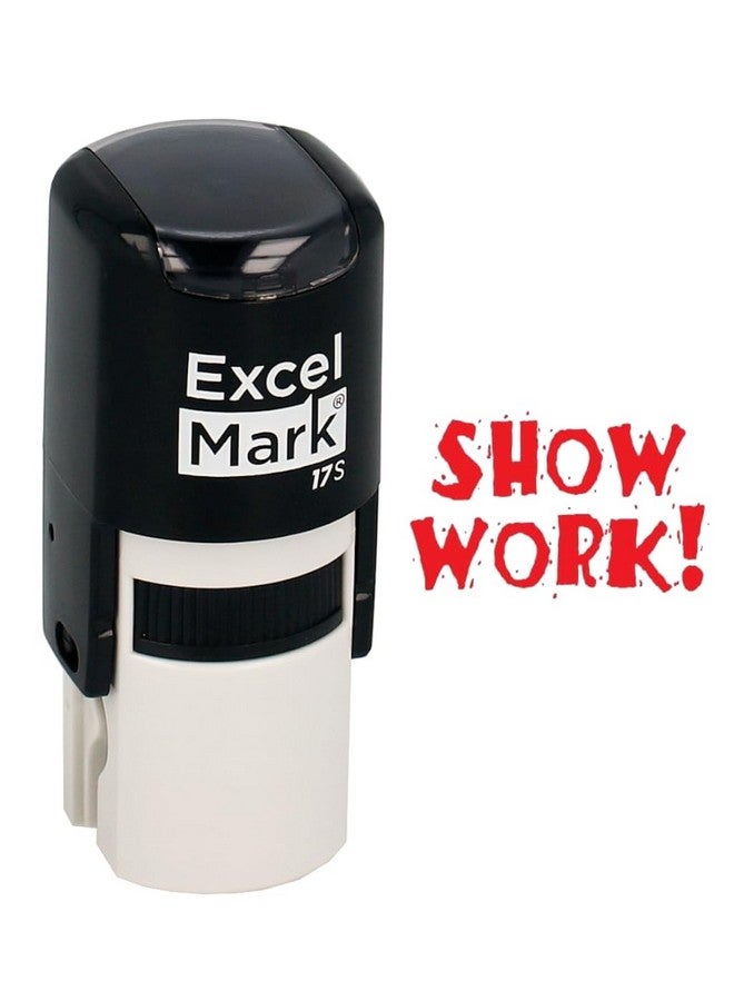 إكسلمارك ختم المعلم الدائري - عرض العمل! - حبر أحمر - Image 1