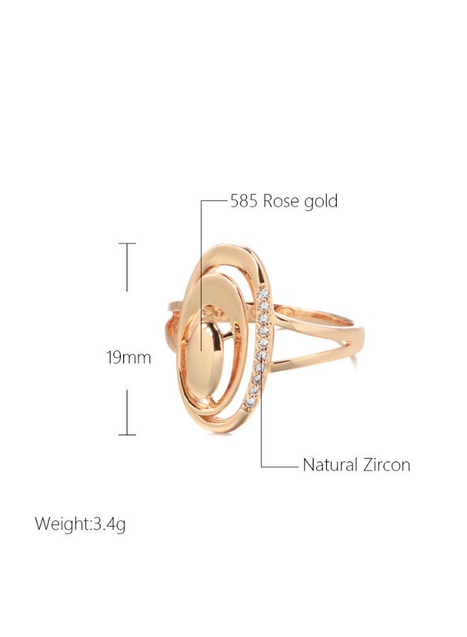 xozgdovg Unique Vintage Style Oval Ring  - Image 4