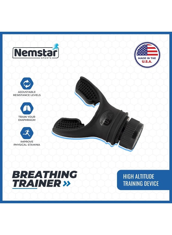 Nemstar - Nemstar Breathing Exercise Device - Lung Exerciser Device for Upgrading Your Lung Capacity - Inspiratory Muscle Trainer for Enhancing Performance - Lung Breathing Exerciser for Training - o2 Trainer - Image 1
