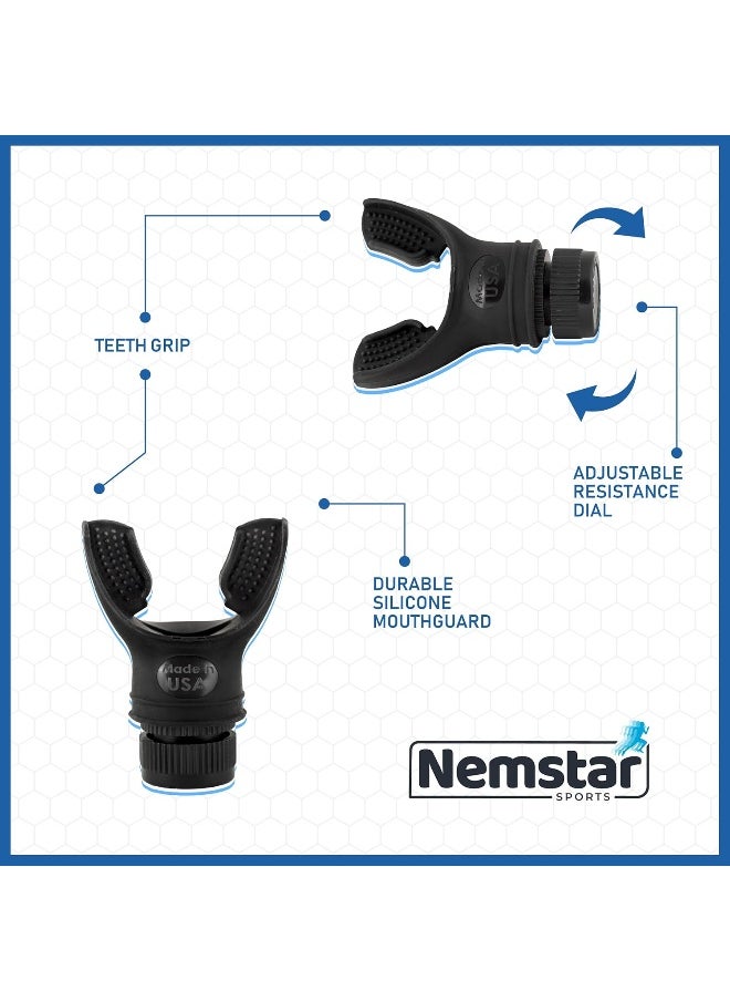 Nemstar - Nemstar Breathing Exercise Device - Lung Exerciser Device for Upgrading Your Lung Capacity - Inspiratory Muscle Trainer for Enhancing Performance - Lung Breathing Exerciser for Training - o2 Trainer - Image 1
