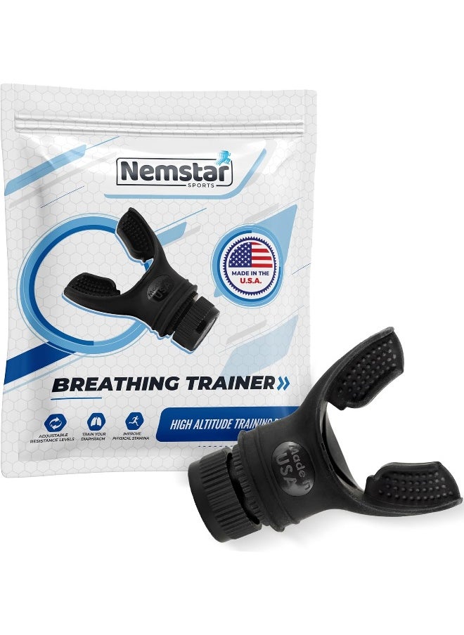Nemstar - Nemstar Breathing Exercise Device - Lung Exerciser Device for Upgrading Your Lung Capacity - Inspiratory Muscle Trainer for Enhancing Performance - Lung Breathing Exerciser for Training - o2 Trainer - Image 1