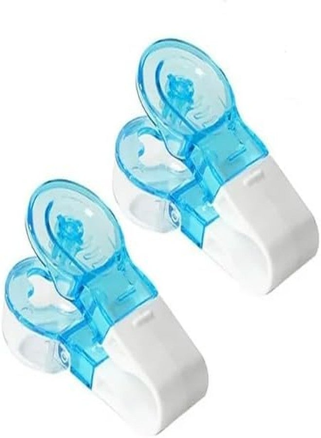 Luhaomisky 4Pcs Blue Portable Pill Remover, Blister Pack Opener, No Contact, Easy to Use, Ideal for Elderly, Disabled, Travel-Friendly, 1 Compartment, 4 Count - Image 2