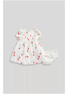 mothercare Cherry Dress and Knickers  - Image 1