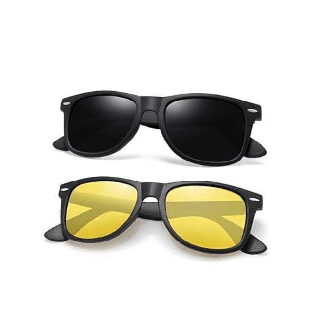 Joopin Square Polarized Sunglasses for Men and Women - UV400 Protection, Perfect for Driving