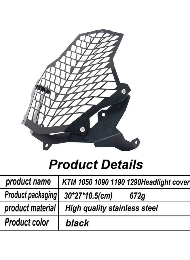 Loquat Motorcycle Headlight Headlamp Guard Protective Grill Cover Fit for KTM 1190 1290 1050 1090 ADV - Image 4