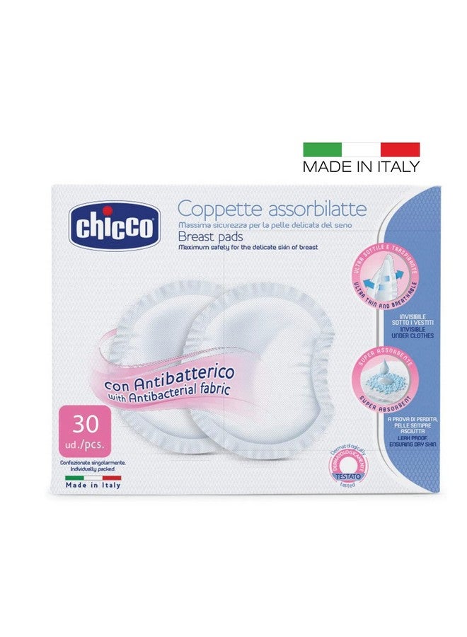 Chicco Chicco Anti-Bacterial Nursing Breast Pads (30 Pieces) | Ultra Thin & Breathable With Super Absorbent Technology | Dermatologically Tested | Individually Packed | Invisible Under Clothes - Image 2