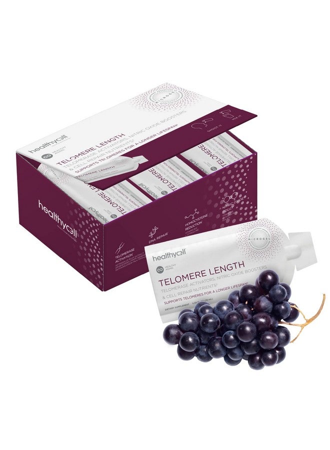 Healthycell Telomere Length Liquid Gel Anti Aging Supplement For Lengthening Telomeres Dna Repair Cell Health Stem Cell Support Clinically Proven Ingredient Ac11 Gel - Image 1